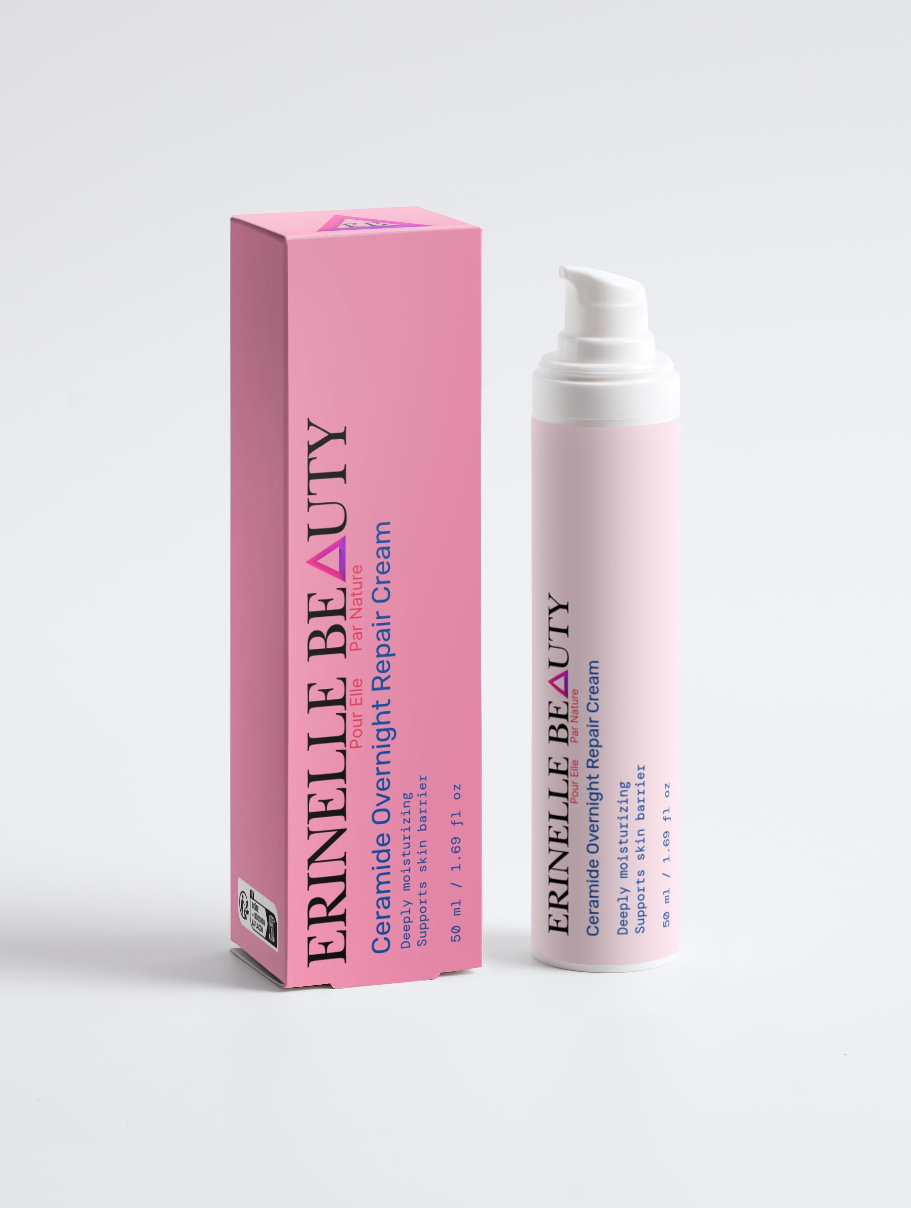 Erinelle Beauty Ceramide Overnight Repair Cream for Glow