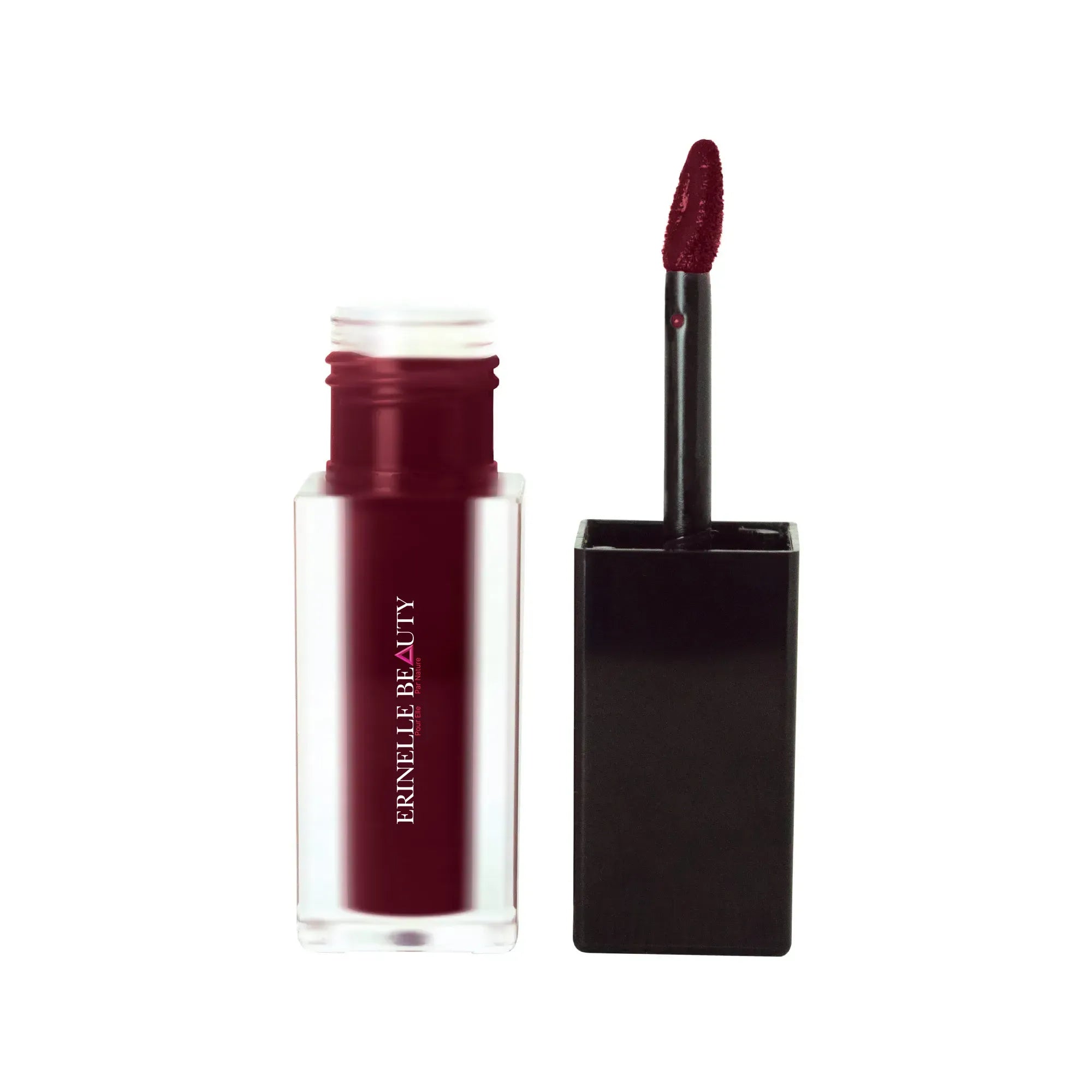 Erinelle Beauty dark red lip stain with applicator for long-lasting lip stain lips color