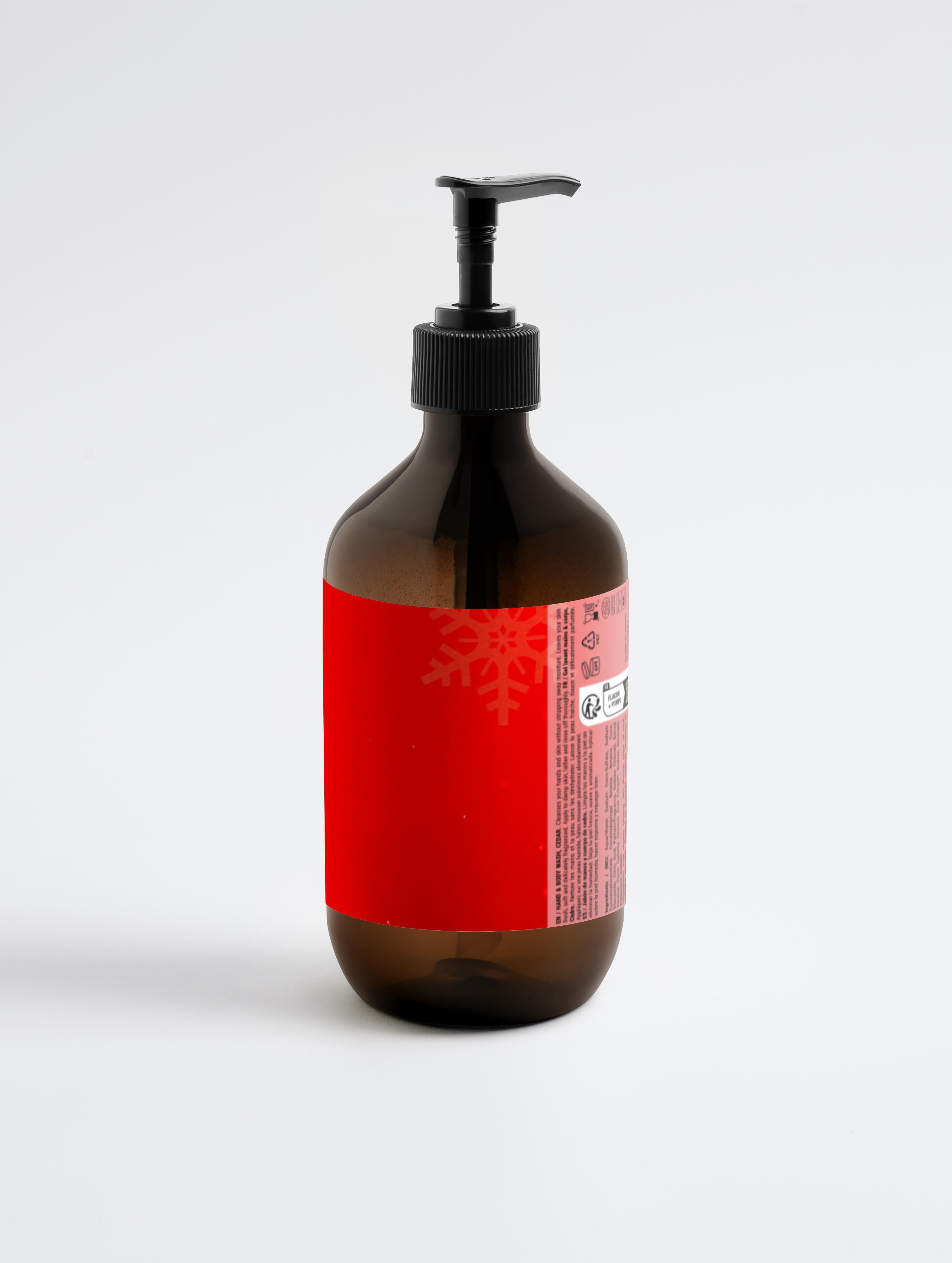 Hand & Body Wash - Peppermint & Dark Cedar
